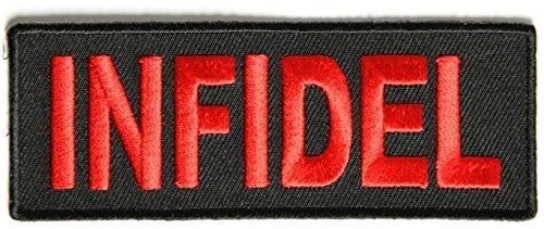 INFIDEL Patch - Military Arabic Embroidered Patch Appliqué