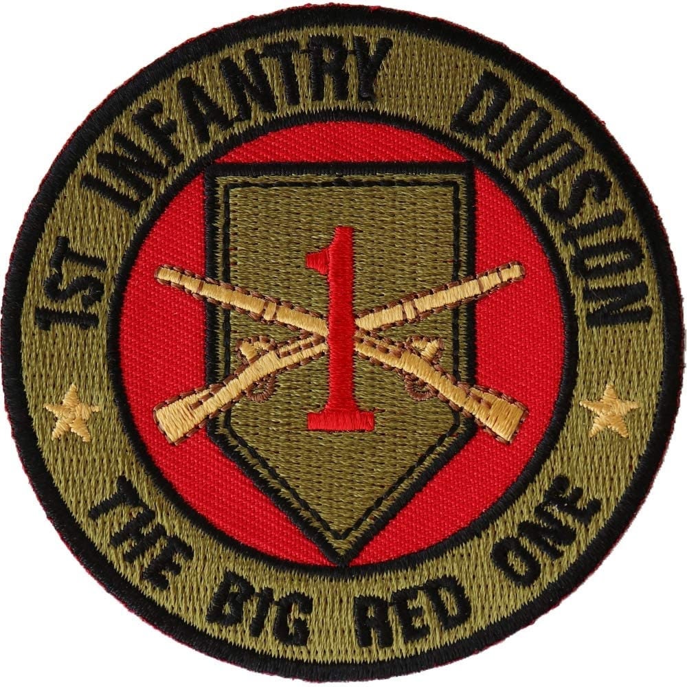 1ST ARMY INFANTRY DIVISION The Big Red One Embroidered Patch Military