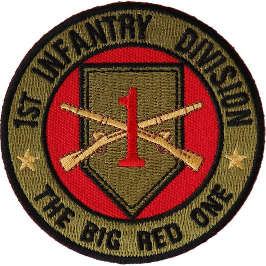 1ST ARMY INFANTRY DIVISION The Big Red One Embroidered Patch Military Craft Supply