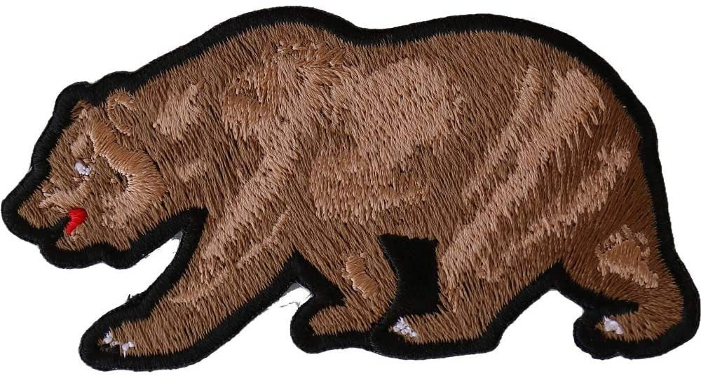 CALIFORNIA Bear Patch - State Embroidered Patch Appliqué