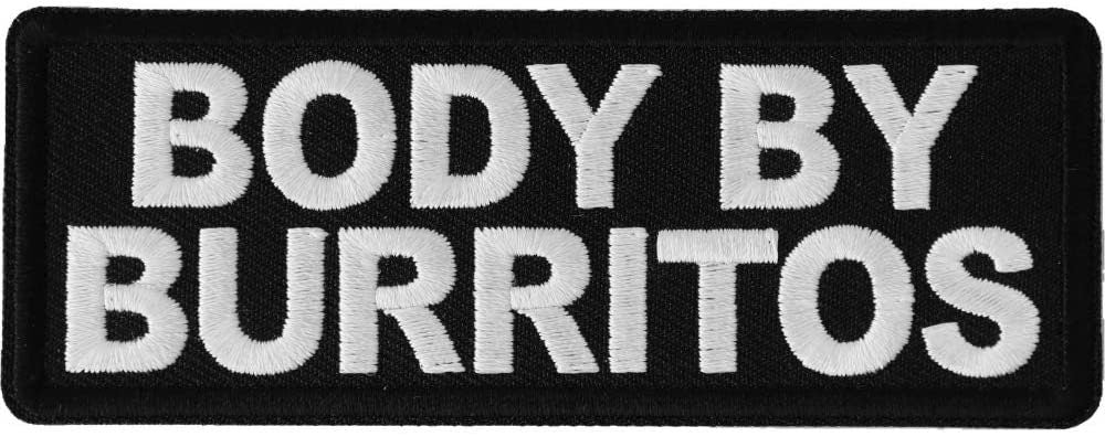 BODY OF BURRITOS Patch - Funny Embroidered Patch Appliqué
