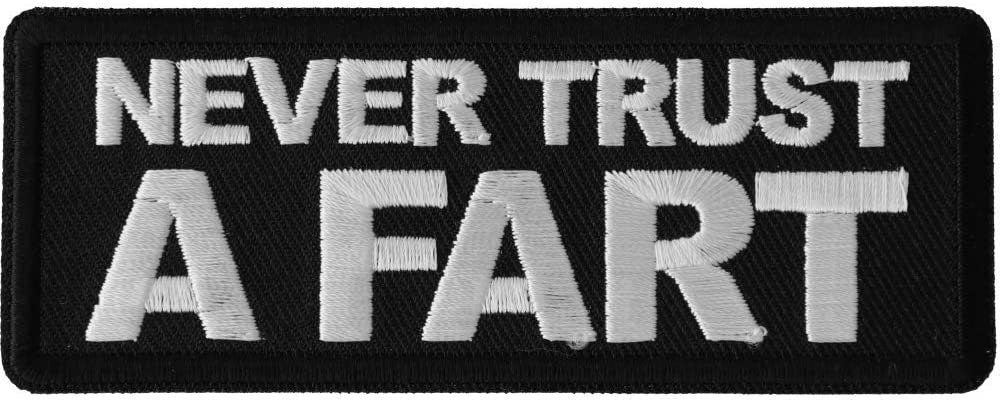 Never Trust a Fart Patch - Funny Embroidered Patch Appliqué