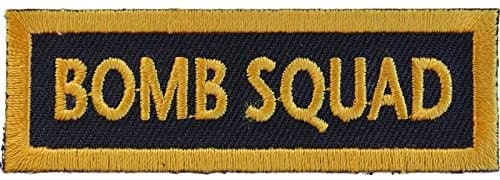Bomb Squad Patch - Funny Embroidered Patch Appliqué