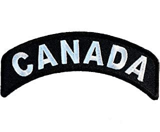 CANADA Rocker Biker Motorcycle Embroidered Patch Craft Supply