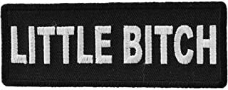 LITTLE BITCH Patch - Funny Naughty Biker Motorcycle Embroidered Patch