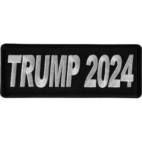 TRUMP 2024 Patch - Embroidered Motorcycle Biker Patch Appliqué