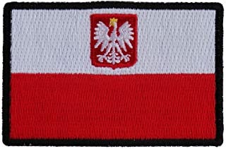 Flag of Poland Patch - Country Flag Polish Embroidered Patch