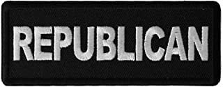 Republican Patch - Republican Political Party Biker Motorcycle Embroidered Patch Appliqué