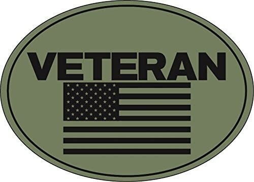 Military Veteran Magnet - United States Military Armed Forces Veteran Vet Magnet for Car Office Home Automotive Craft Supply