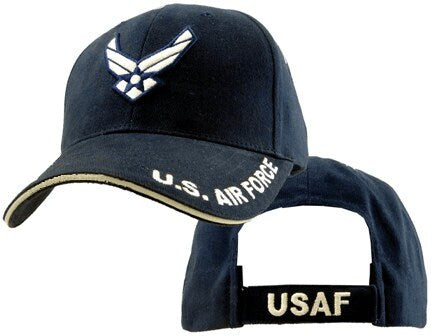 Air Force USAF Logo Embroidered Cap Hat - United States Air Force USAF Hap Wings