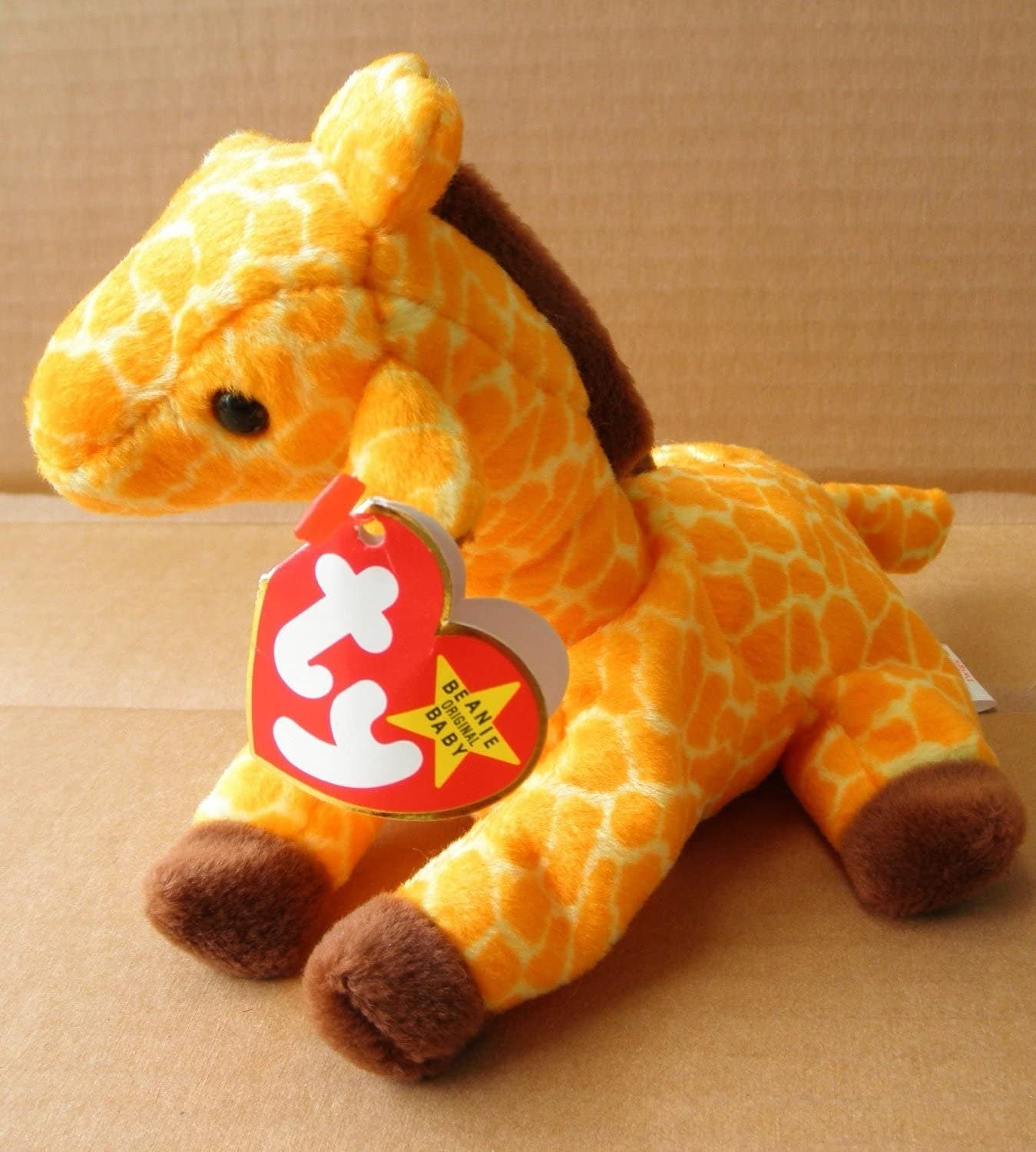 TWIGS The Giraffe Ty Beanie Baby Retired Beanbag Plush - New with Tags