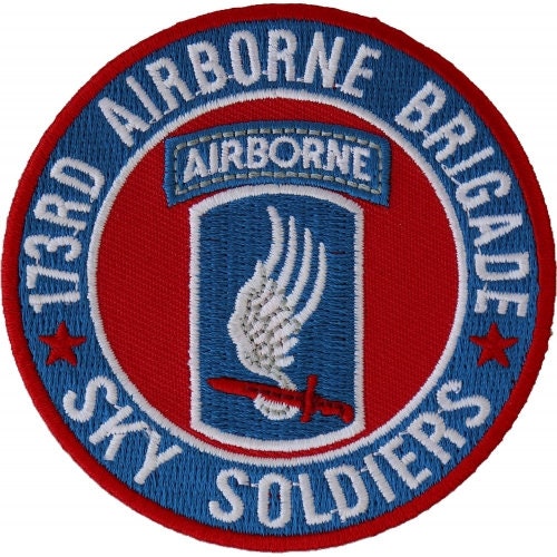173rd AIRBORNE BRIGADE Embroidered Patch - United States Army Military Sky Soldiers Infantry Patch