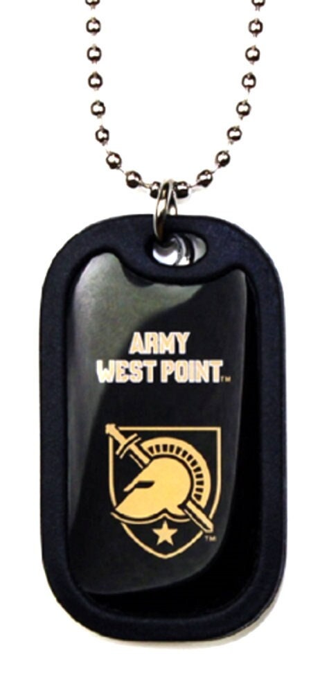 Army West Point Dog Tag With Chain - United States Army Military Academy Veteran Vet Dog Tag