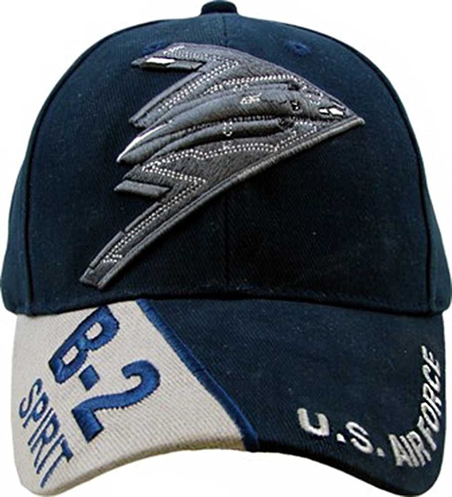 Air Force B-2 Spirit Embroidered Cap Hat - United States Air Force USAF Military Northrop Grumman Stealth Aircraft