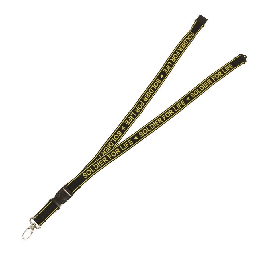 U.S. Army Soldier For Life Lanyard W/detachable Buckle - United States Army Soldier For Life Keychain Lanyard Keyring Keyfob Craft Supply