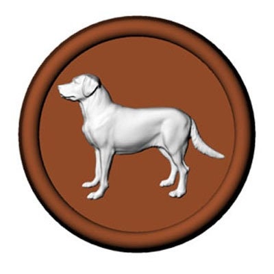 Labrador Retriever Chocolate Candy Mold -- Dogs Pet Round