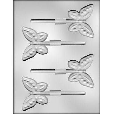 BUTTERFLY Sucker Chocolate Candy Mold -- Summer Butterflies Lolly Lollipop