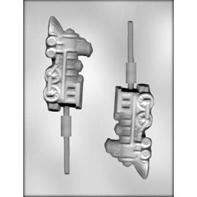 TRAIN Sucker Chocolate Candy Mold -- Caboose Track Locomotive Conductor  Thomas Choo Choo Lolly Lollipop