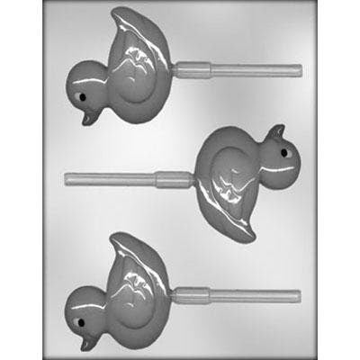 DUCK Sucker Chocolate Candy Mold -- Duckling Mallard Ducks Lolly Lollipop