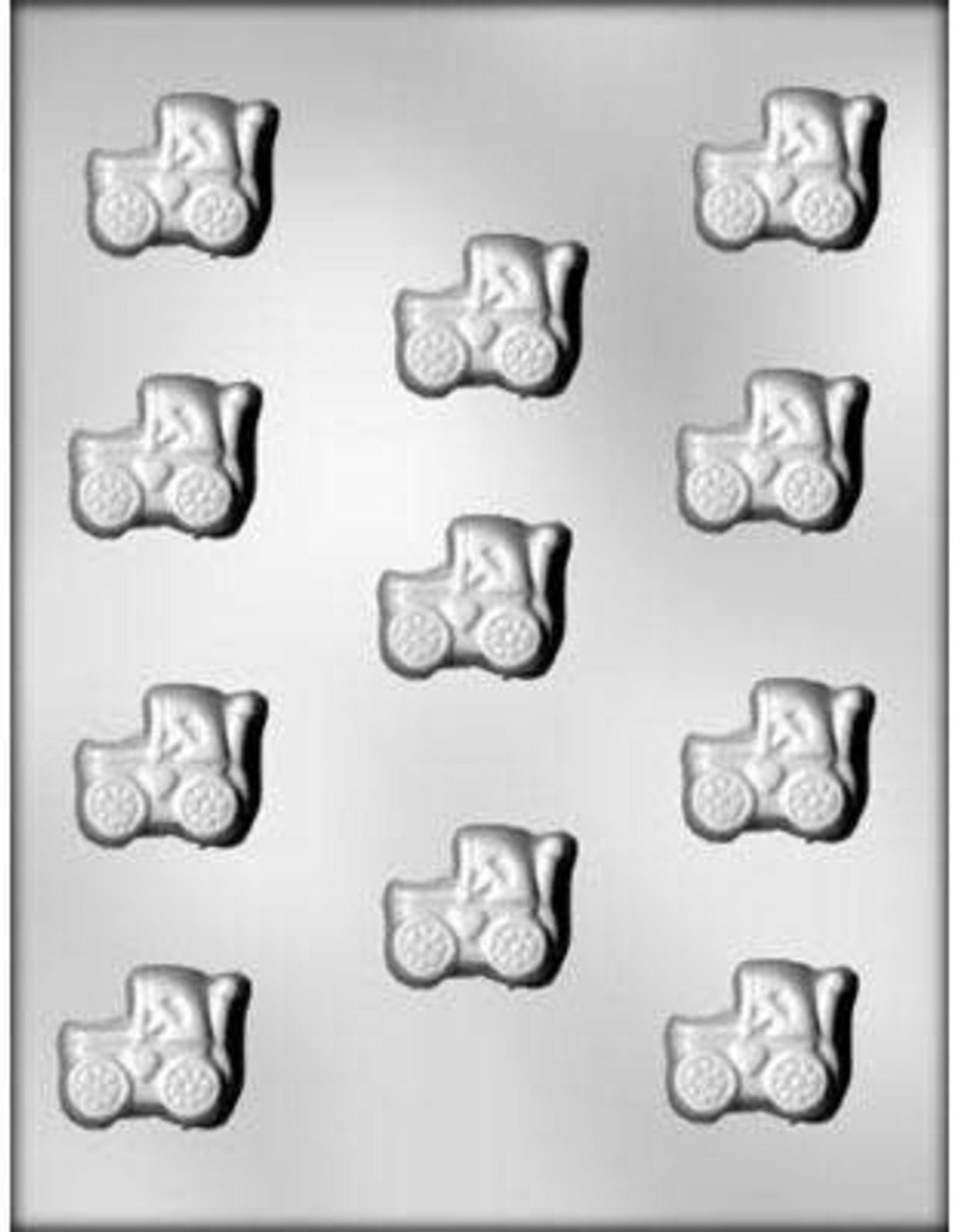 BABY BUGGY Chocolate Candy Mold -- Bite Size Baby Carriage Baby Shower Gender Reveal Party Boy Girl