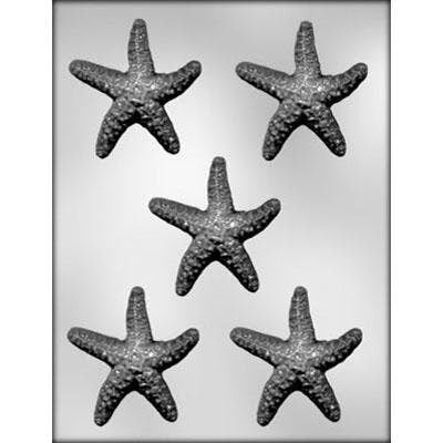 STARFISH Assortment Chocolate Candy Mold -- Ocean Fish Sea Aquatic Saltwater