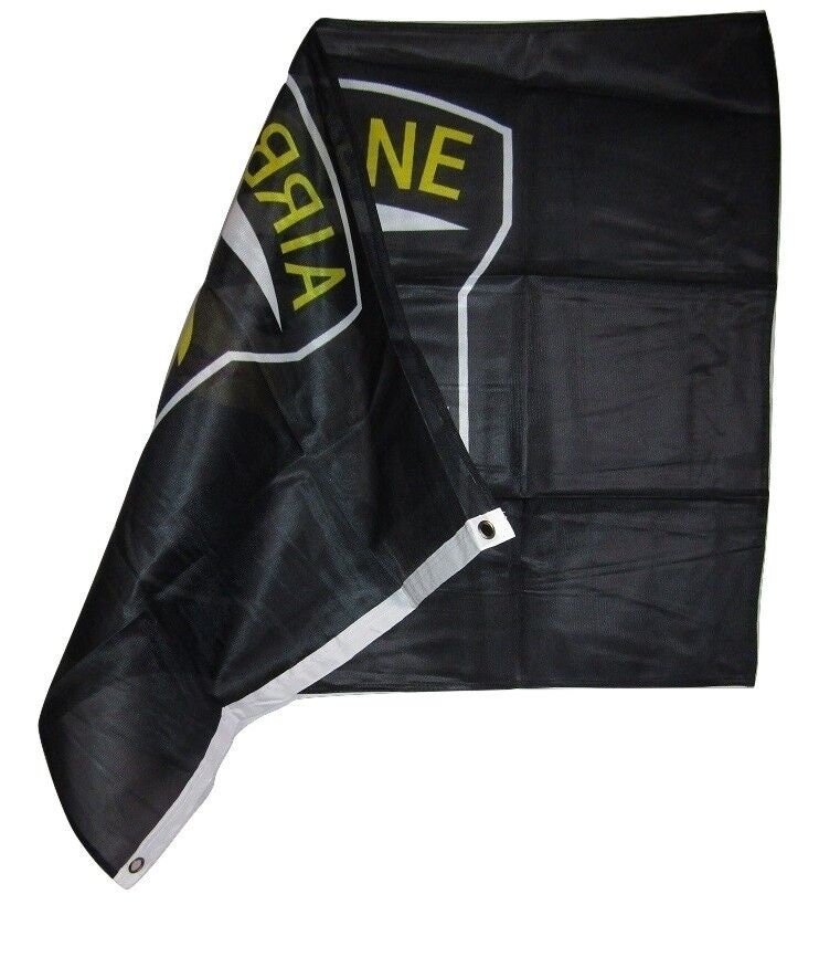 ARMY 101st Airborne Division Black 3x5 Polyester Flag - 3'x5' United States Army 101st Airborne Division Logo
