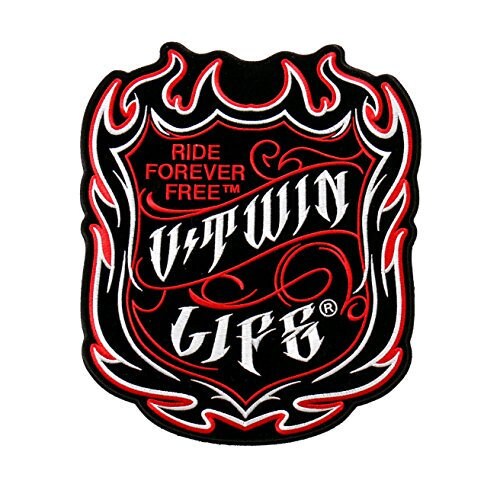 RIDE FOREVER Patch - Hot Streak Biker Motorcycle Embroidered Patch Appliqué