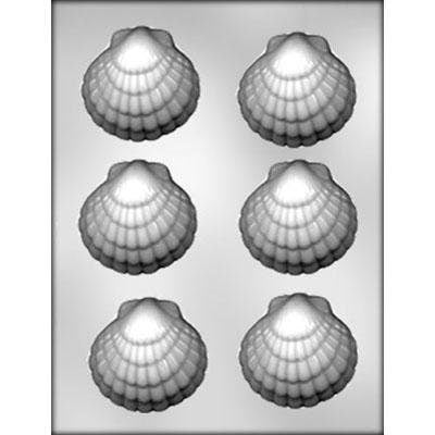 SEA SHELL Chocolate Candy Mold -- Ocean Seashell Aquatic