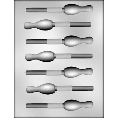 BOWLING PIN Sucker Chocolate Candy Mold -- Bowling Ball Pins Sports Lolly Lollipop