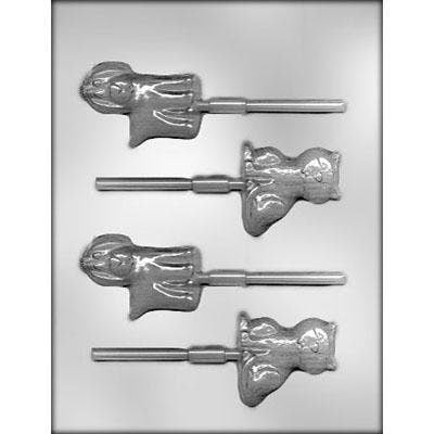 DOGS CATS Sucker Chocolate Candy Mold -- Pets Animals Lolly Lollipop Craft Supply