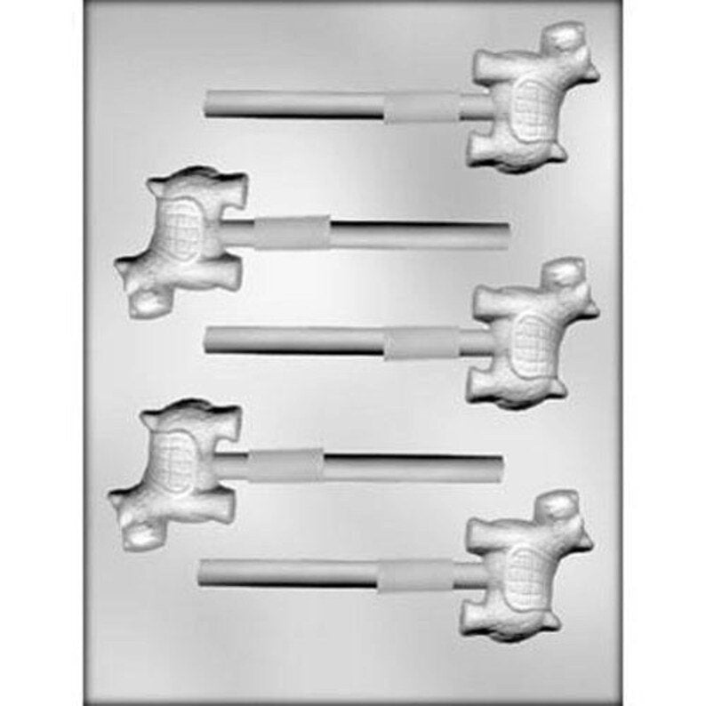 SCOTTIE DOG Sucker Chocolate Candy Mold -- Scottish Terrier Dog Lolly Lollipop