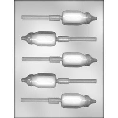 BABY BOTTLE Sucker Chocolate Candy Mold -- Baby Bottle Pacifier Shower Rattle Lolly Lollipop Craft Supply
