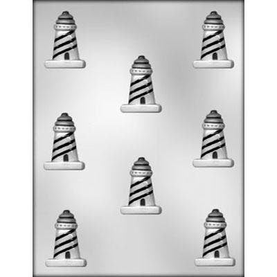 LIGHTHOUSE Chocolate Candy Mold -- Beach Sand Ship Nautical Ocean