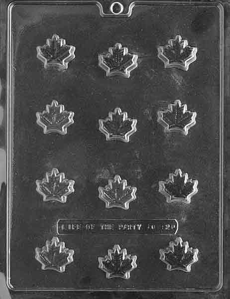 MAPLE LEAF Chocolate Candy Mold - Leaves
