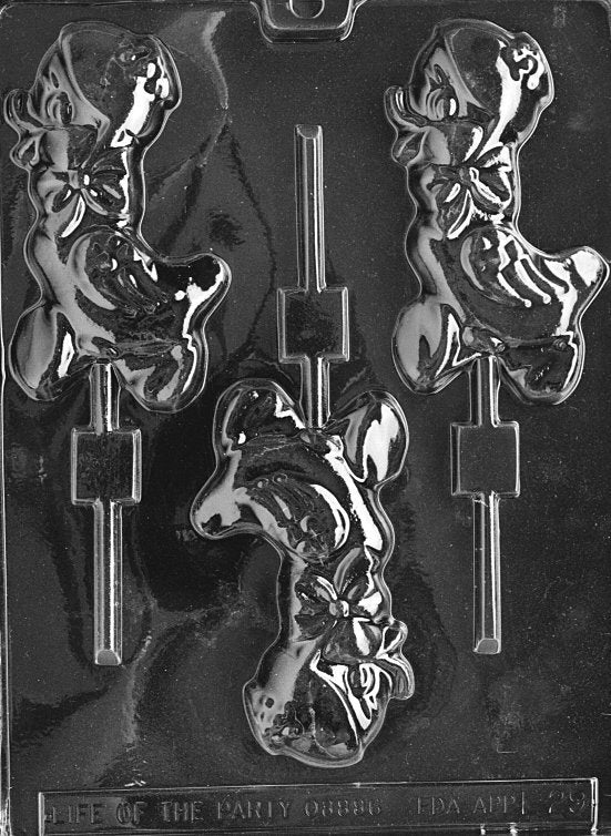 LARGE DUCK LOLLY Sucker Chocolate Candy Mold - Easter Egg Basket Duckling Duck