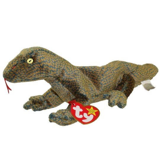 SCALY The Lizard Ty Beanie Baby Retired Beanbag Plush - New with Tags Vintage 1990s