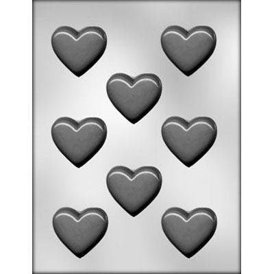 SMOOTH HEART Chocolate Candy Mold -- Valentines Love Craft Supply
