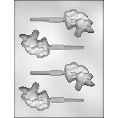 UNICORN Sucker Candy Mold -- Magical Rainbow Fantasy Mane Party Lolly Lollipop