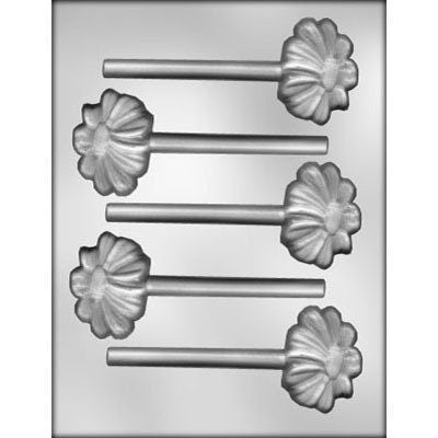 DAISY Sucker Chocolate Candy Mold -- Daisy Flower Floral Lolly Lollipop