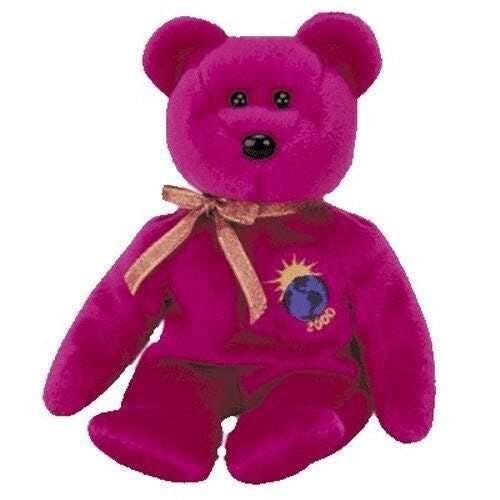 MILLENNIUM The Bear Ty Beanie Baby Retired Beanbag Plush - New with Tags Vintage 1990s