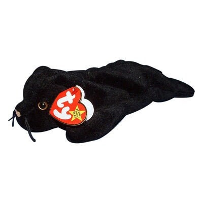 VELVET The Black Panther Ty Beanie Baby Retired Beanbag Plush - New with Tags