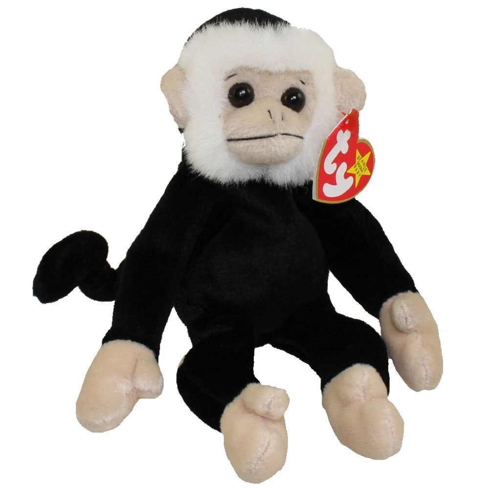MOOCH the Monkey Ty Beanie Baby Retired Beanbag Plush - New with Tags