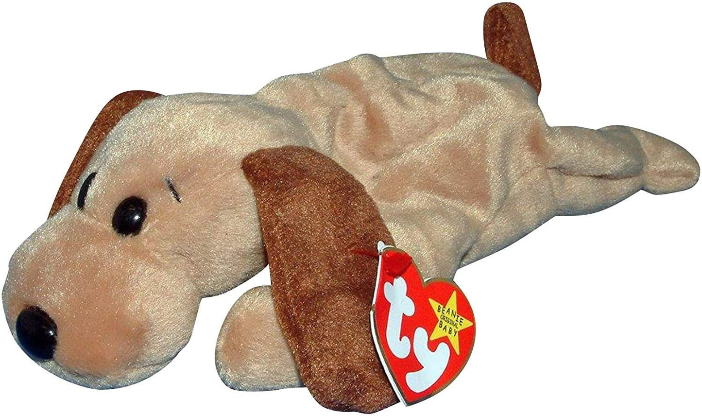 BONES The Dog Ty Beanie Baby Retired Beanbag Plush - New with Tags Vintage 1990s