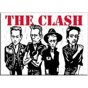 THE CLASH Caricature Magnet for Refrigerators and Lockers - Rock Band