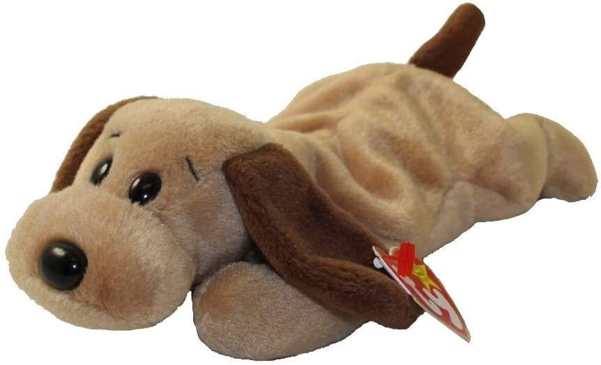 BONES The Dog Ty Beanie Baby Retired Beanbag Plush - New with Tags Vintage 1990s