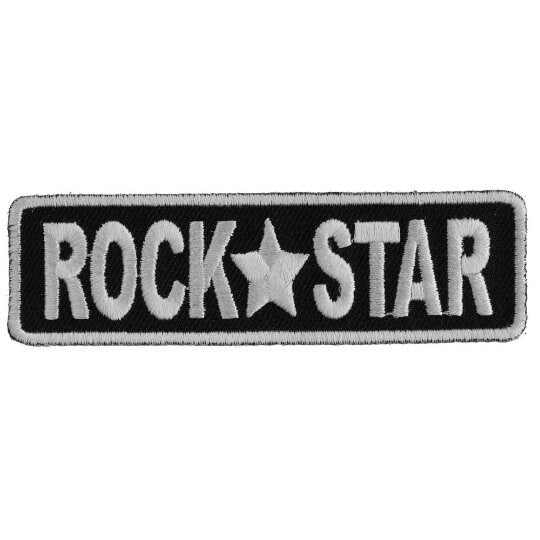15 ROCK STAR Funny Biker Motorcycle Embroidered Patches