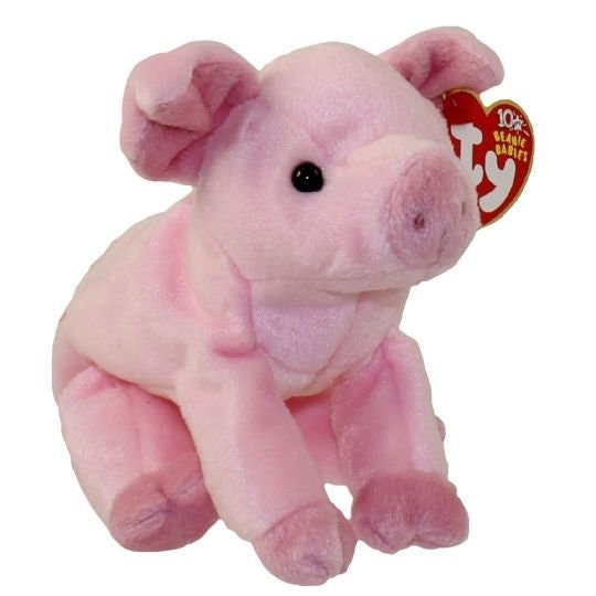 HAMLET the Pig Ty Beanie Baby Retired Beanbag Plush - New with Tags