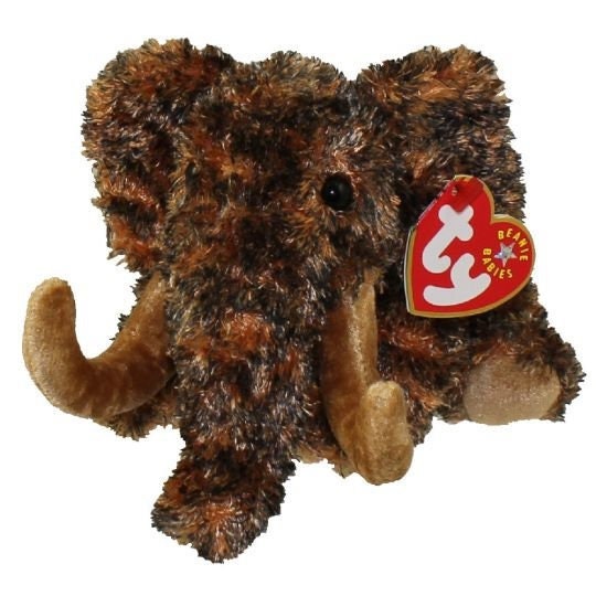 GIGANTO the Wooly Mammoth Ty Beanie Baby Beanbag Plush - New with Tags Vintage Retired 06/25/2002
