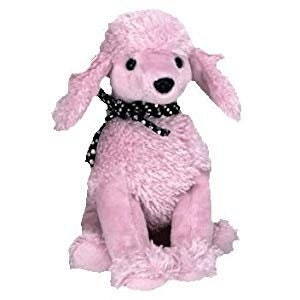BRIGITTE the Pink Poodle Dog Ty Beanie Baby Beanbag Plush - New with Tags Vintage Retired 12/12/2001