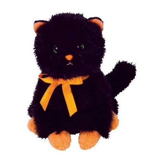 JINXY the Cat Ty Beanie Baby Beanbag Plush - New with Tags Vintage Retired Halloween